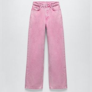 Zara Z1975 Wide Leg Long Length Jeans